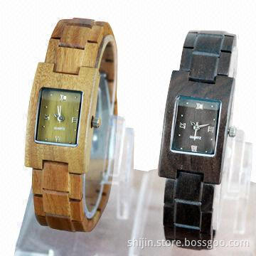 Hot sale in 2014 fashion wooden women's wrist watch